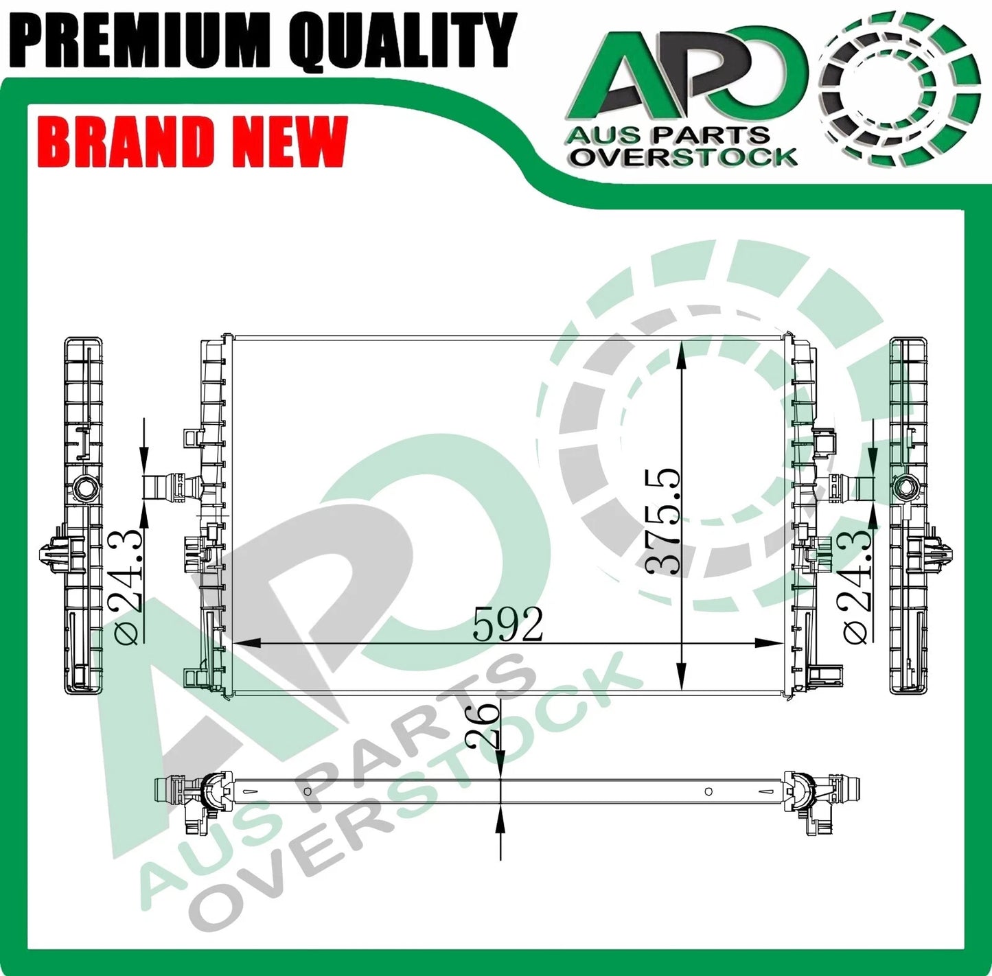 Radiator for TESLA Model 3 Model Y 2020-On