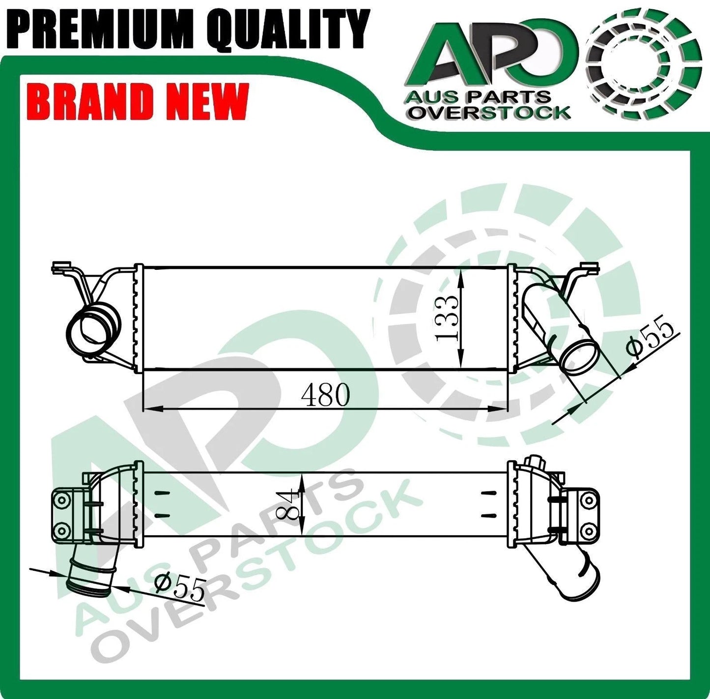 Intercooler For Hyundai imax iLoad TQ 2.5L Turbo Diesel 2007-2012