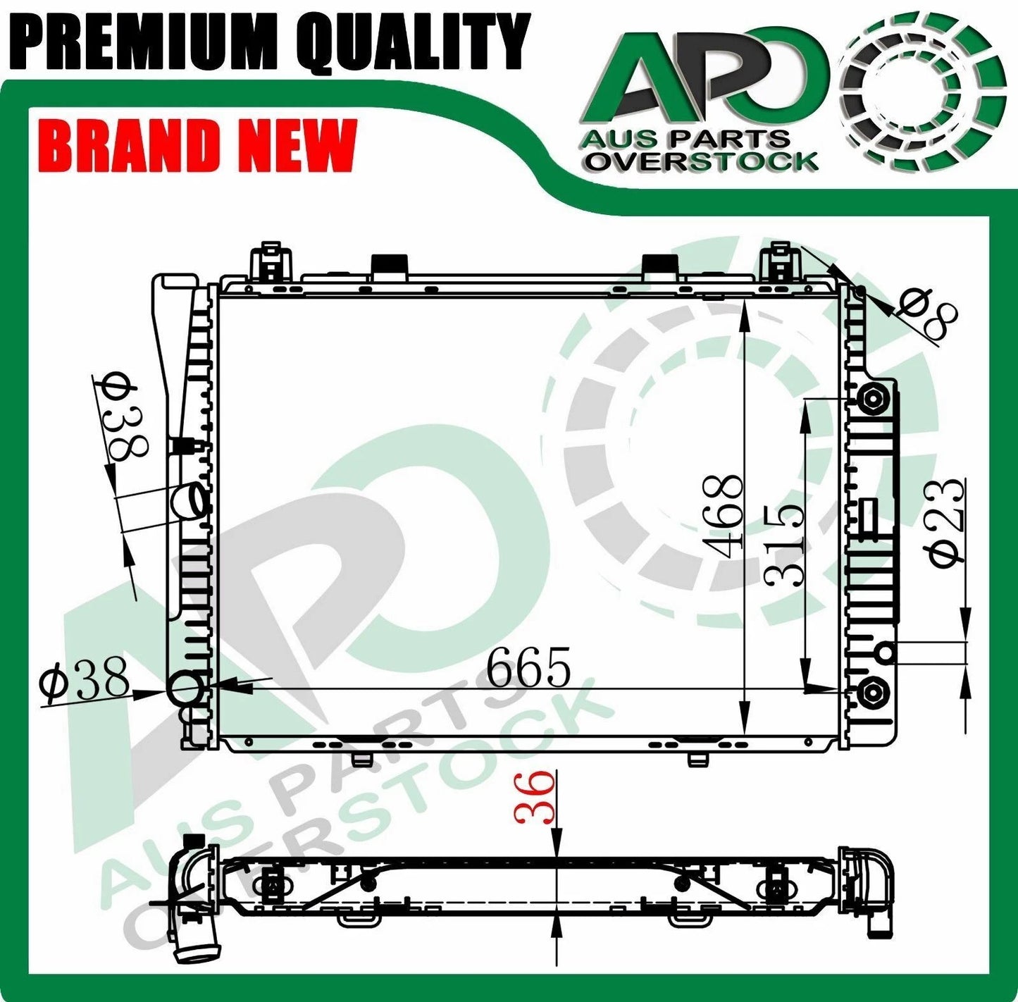 Radiator For MERCEDES S CLASS W140 300S S280 S320 Auto Manual 1992-2002