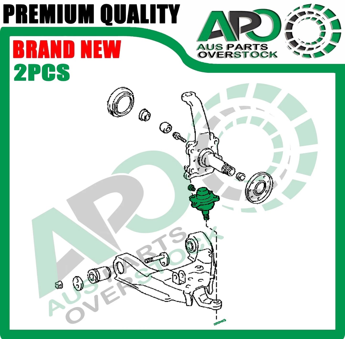 Front Lower Ball Joints For TOYOTA HILUX KZN165 LN172 RZN169 VZN167 VZN172 97-05