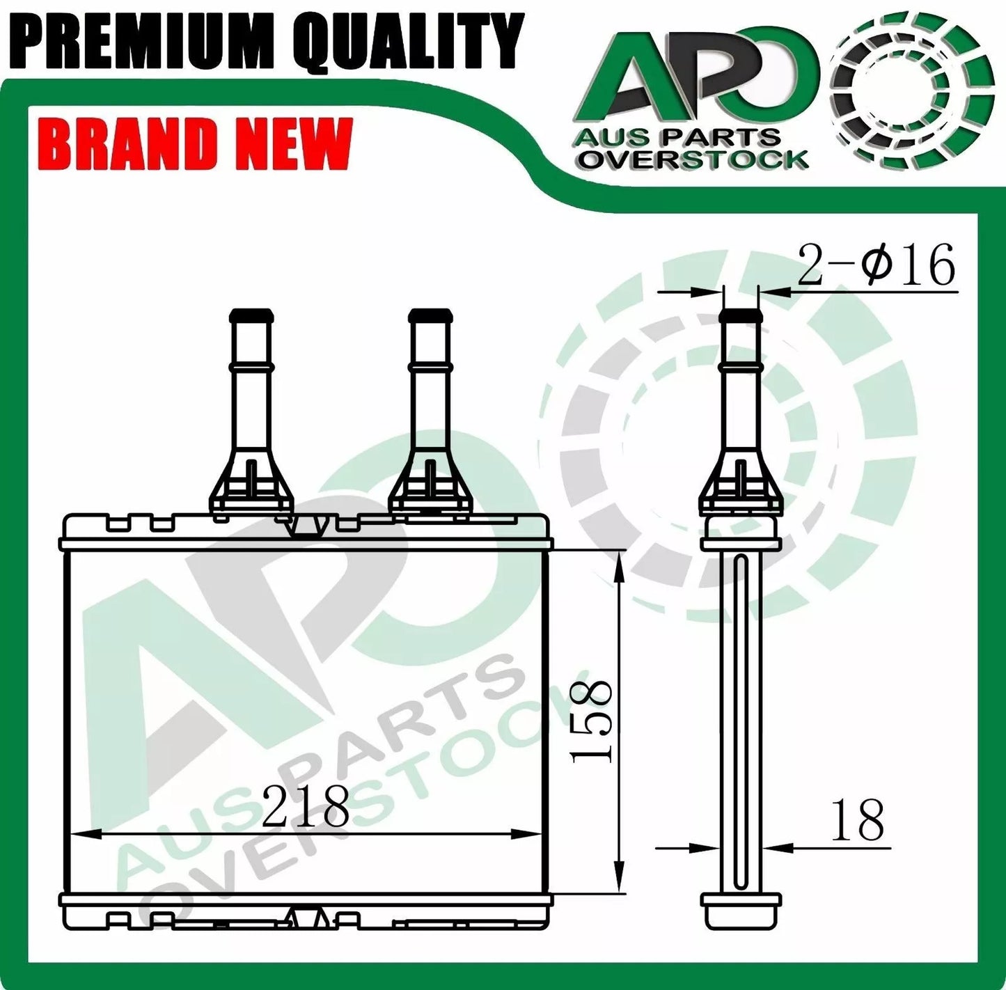 Heater Core For NISSAN Pulsar N16 5/2000-1/2006