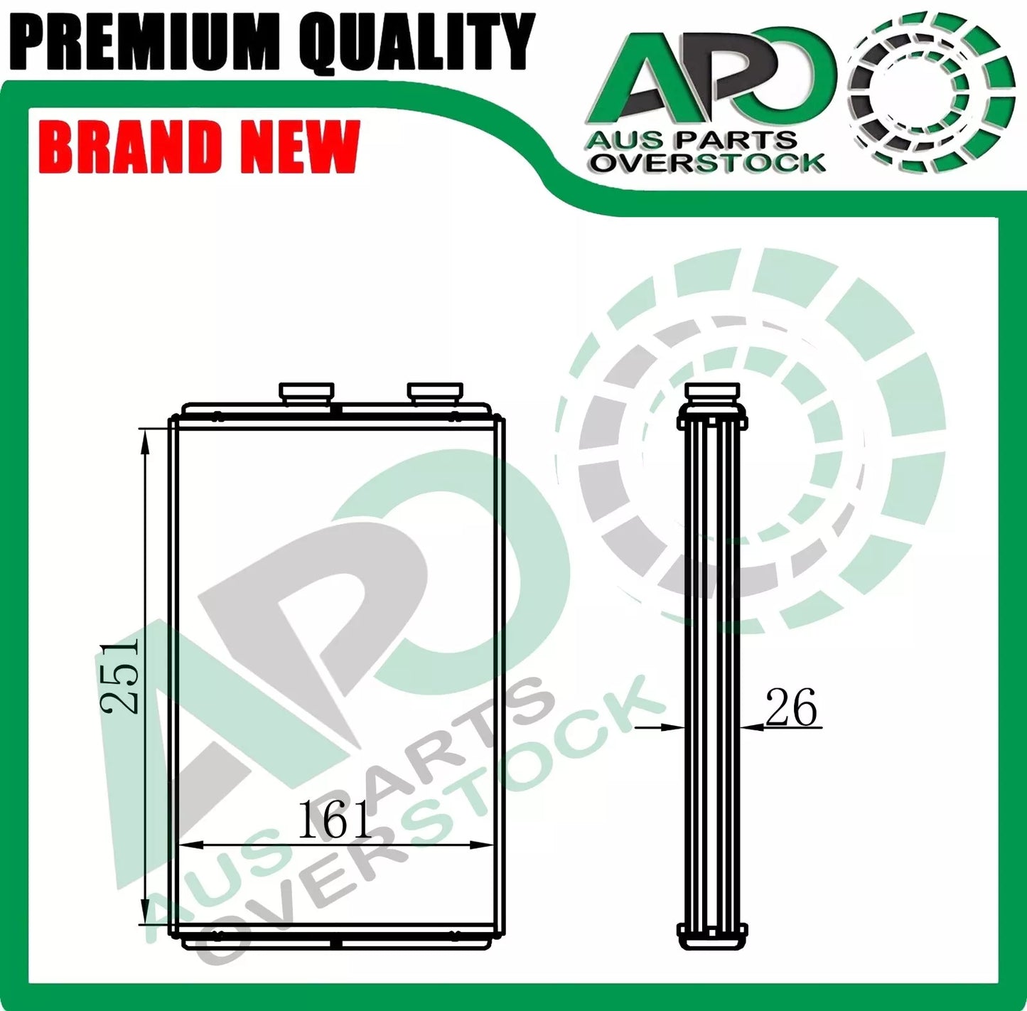 Heater Core MAZDA MAZDA6 GH 02/2008-10/2012