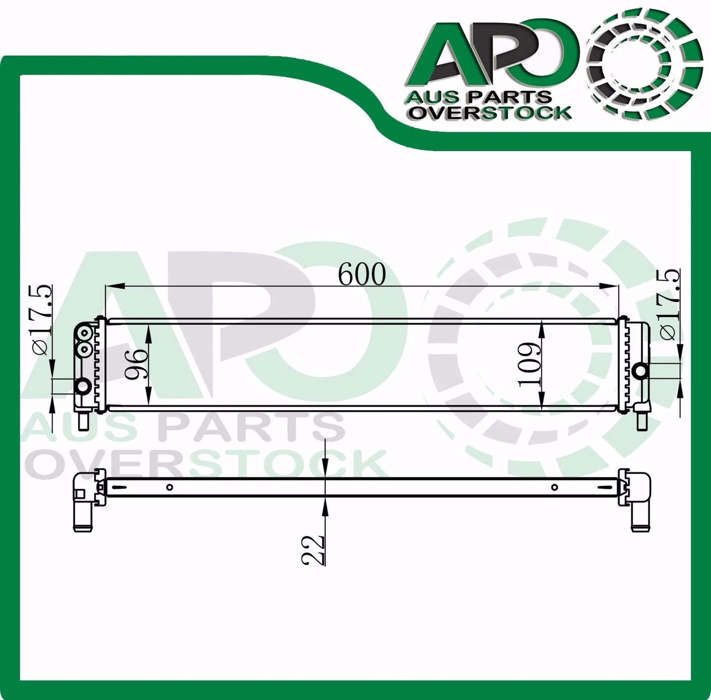 Inverter Radiator for Toyota Prius ZVW35 ZVW4 1.8L Hybrid 2009-On