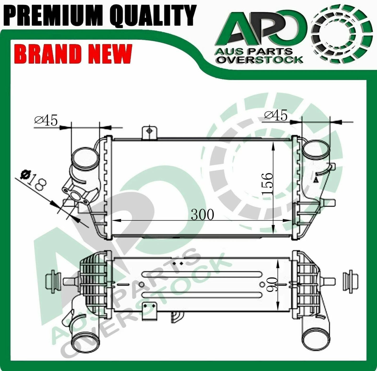 Intercooler Fit Hyundai i30 GD 1.6L Turbo Diesel 2012-2015