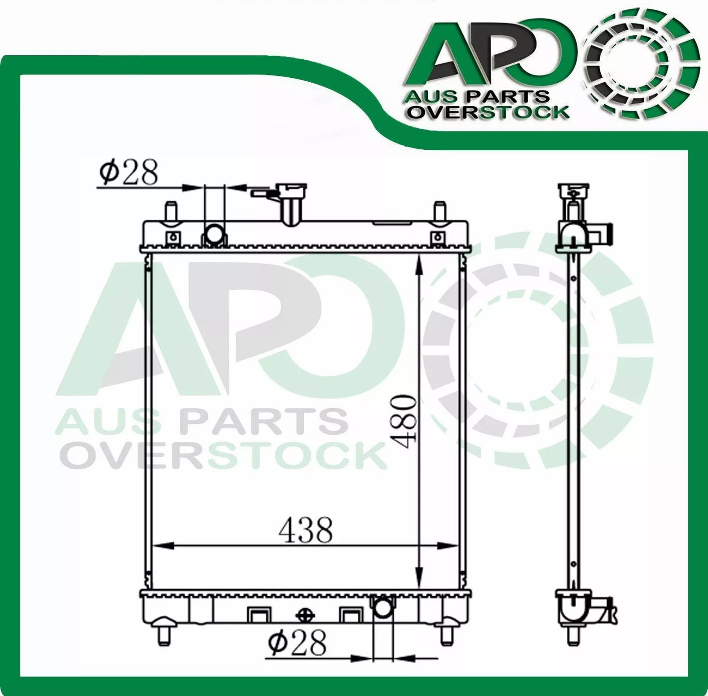 Radiator for SUZUKI Carry Van APV GD 1.6L Petrol 2006-On Manual