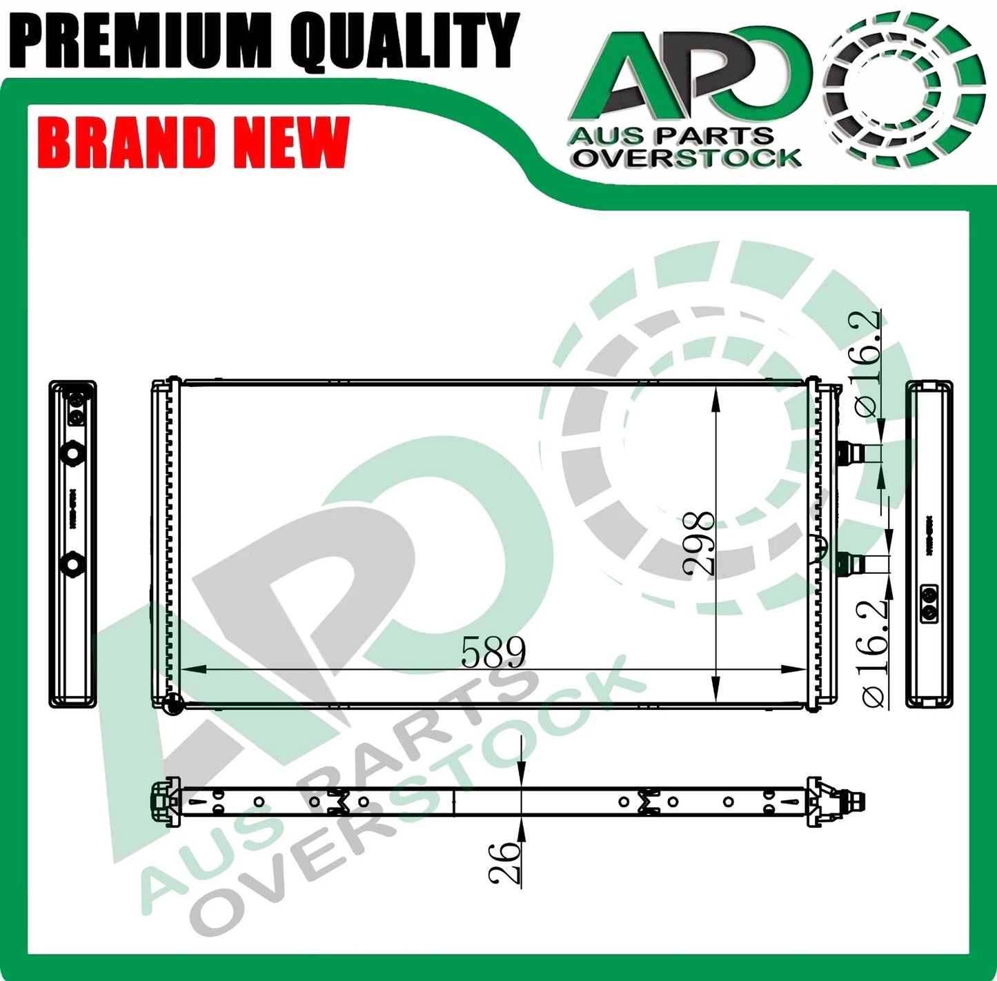 Radiator For BMW M4 F82 3.0L Petrol 1/2014-6/2020