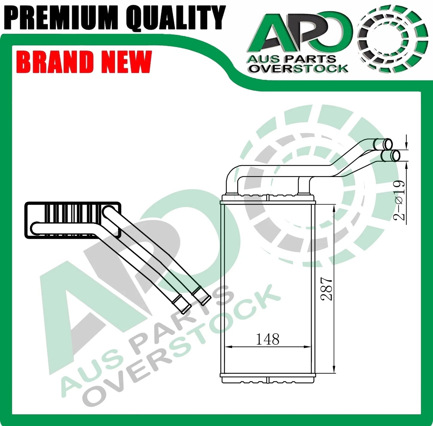 Heater Core For TOYOTA TARAGO TCR10 XR10 1990-1999