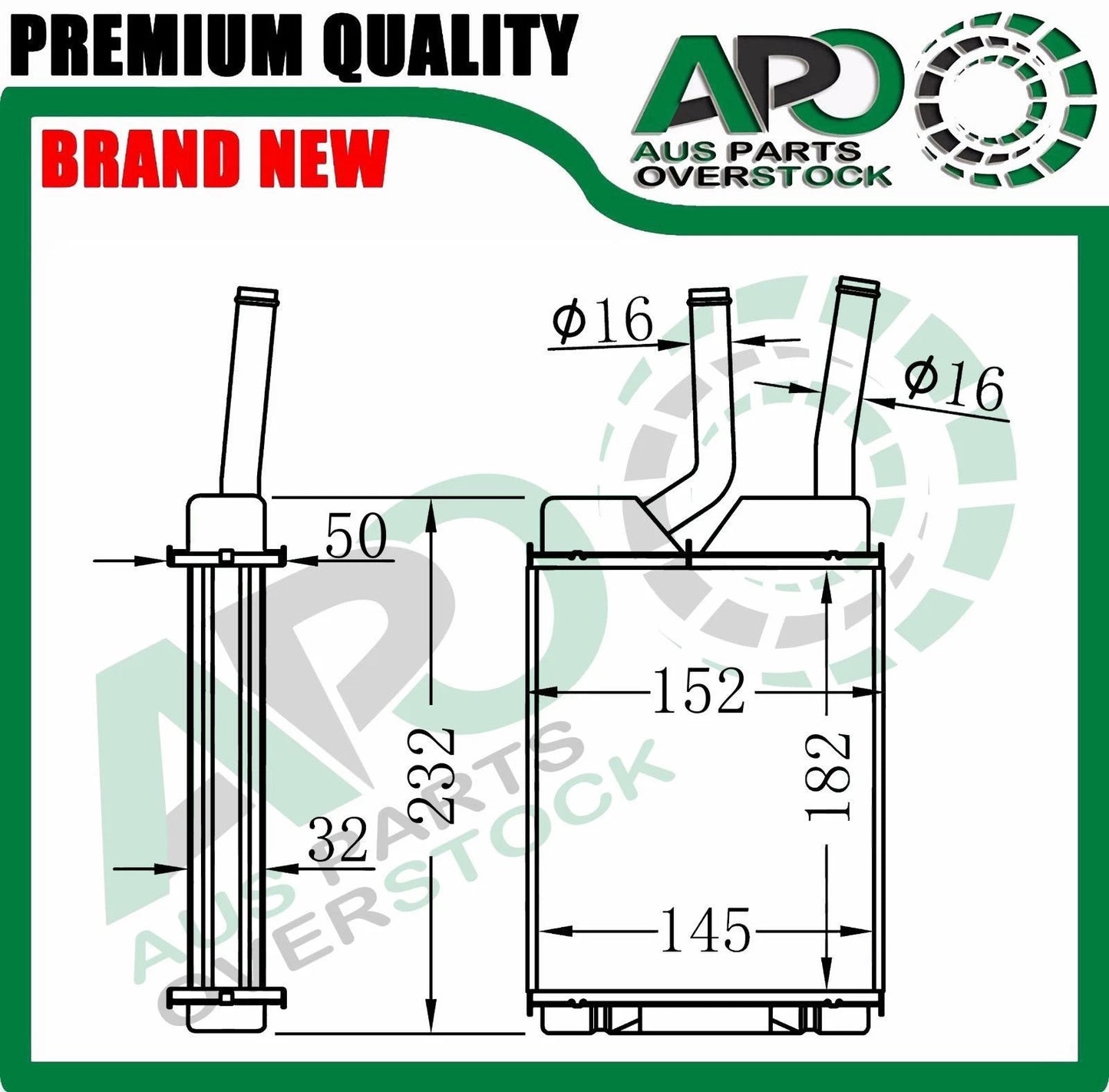Heater Core For FORD Mustang 1967-1973