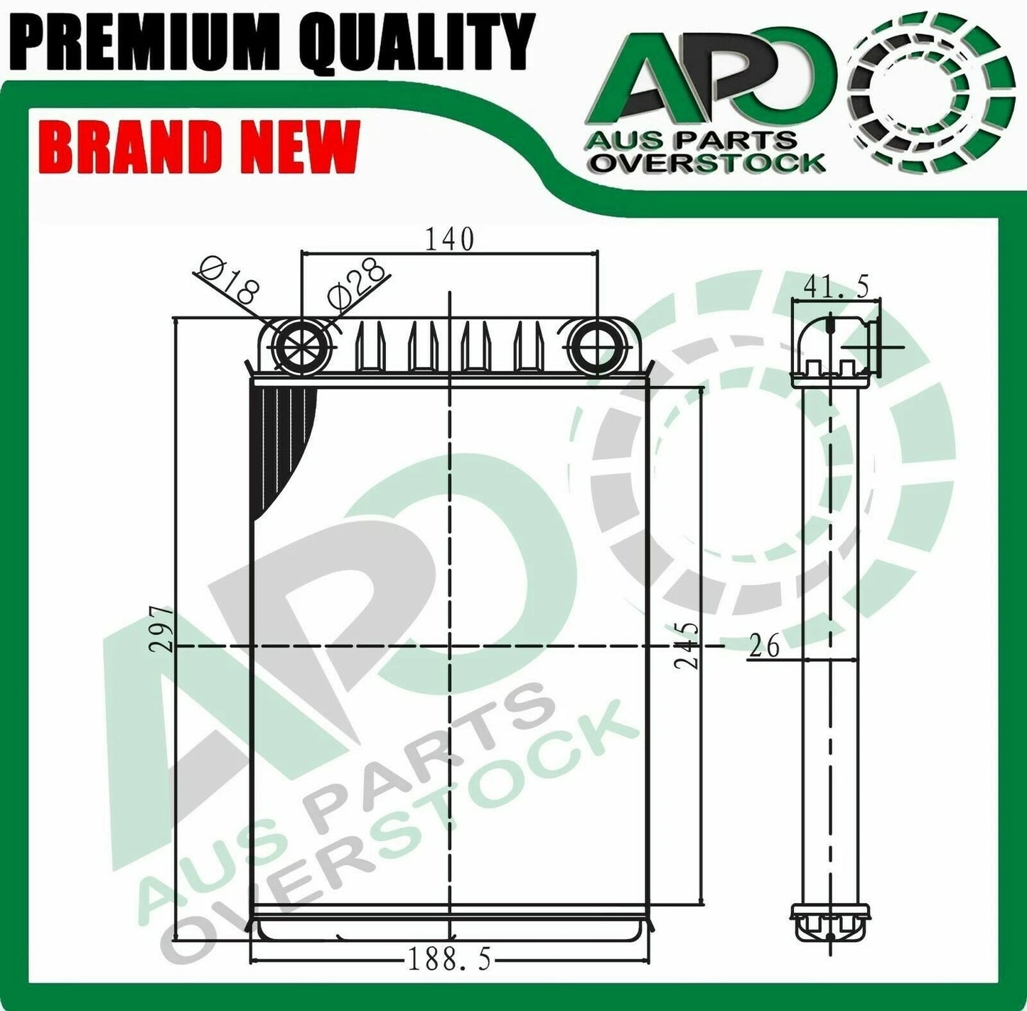 Heater Core For JEEP Grand Cherokee WK2 Petrol / Diesel 2011-On