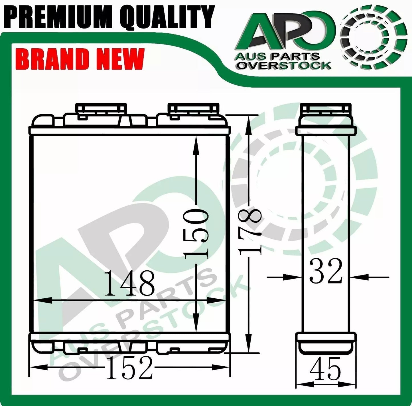 Heater Core For NISSAN NAVARA D22 ZD30 YD25 VG33 VG30 Petrol Diesel