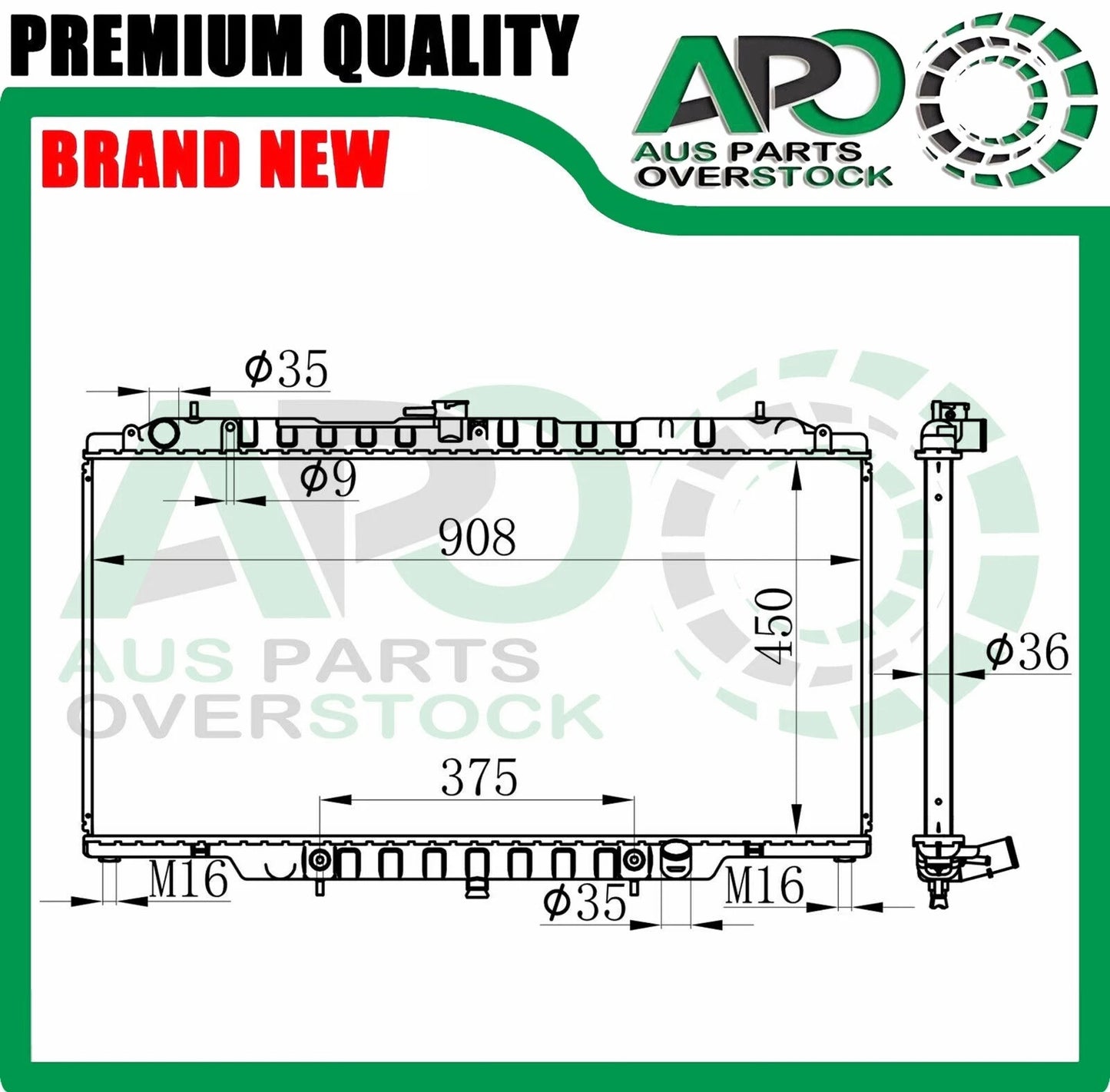 Radiator For NISSAN PATROL GU Y61 4.5L Petrol 1997-On