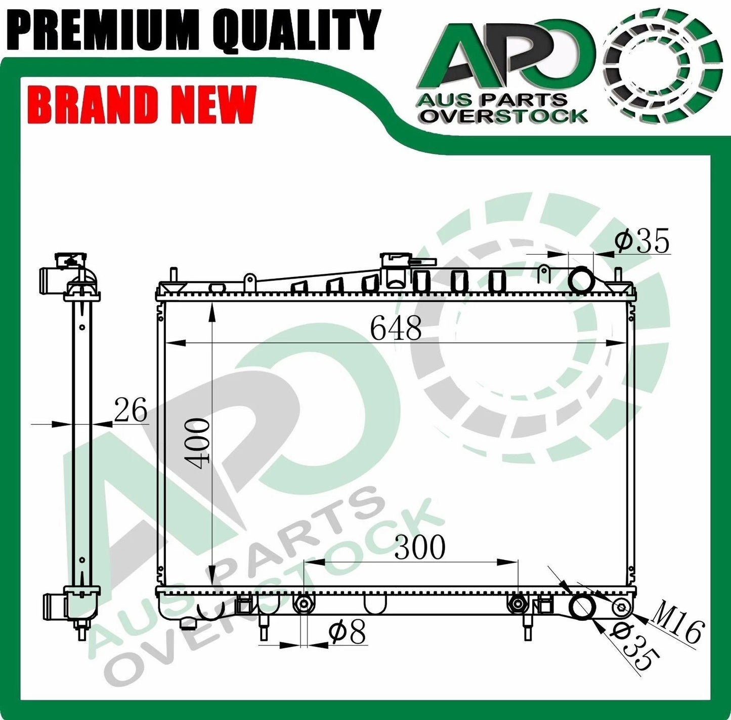 Radiator For NISSAN SKYLINE R33 / R34 Auto Manual 1993-2001