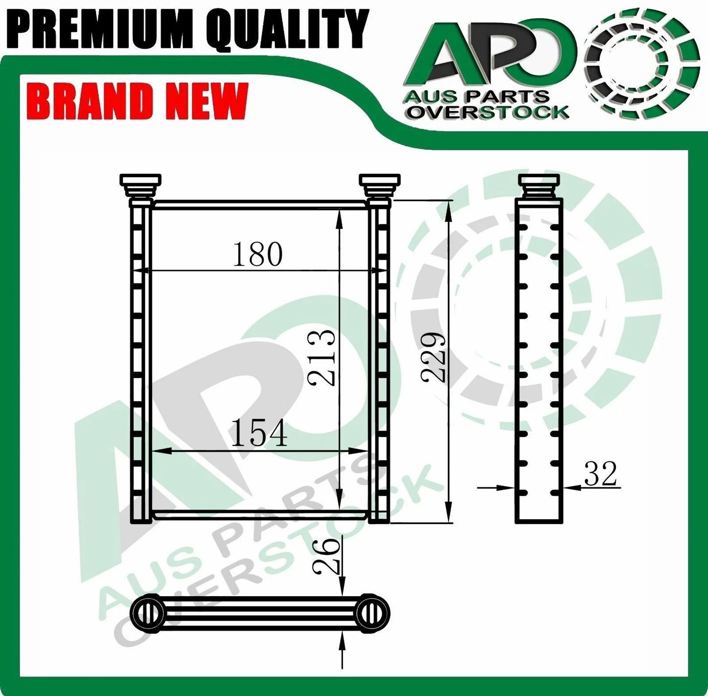 Heater Core For TOYOTA CAMRY ACV36R MCV36R 8/2002-6/2006