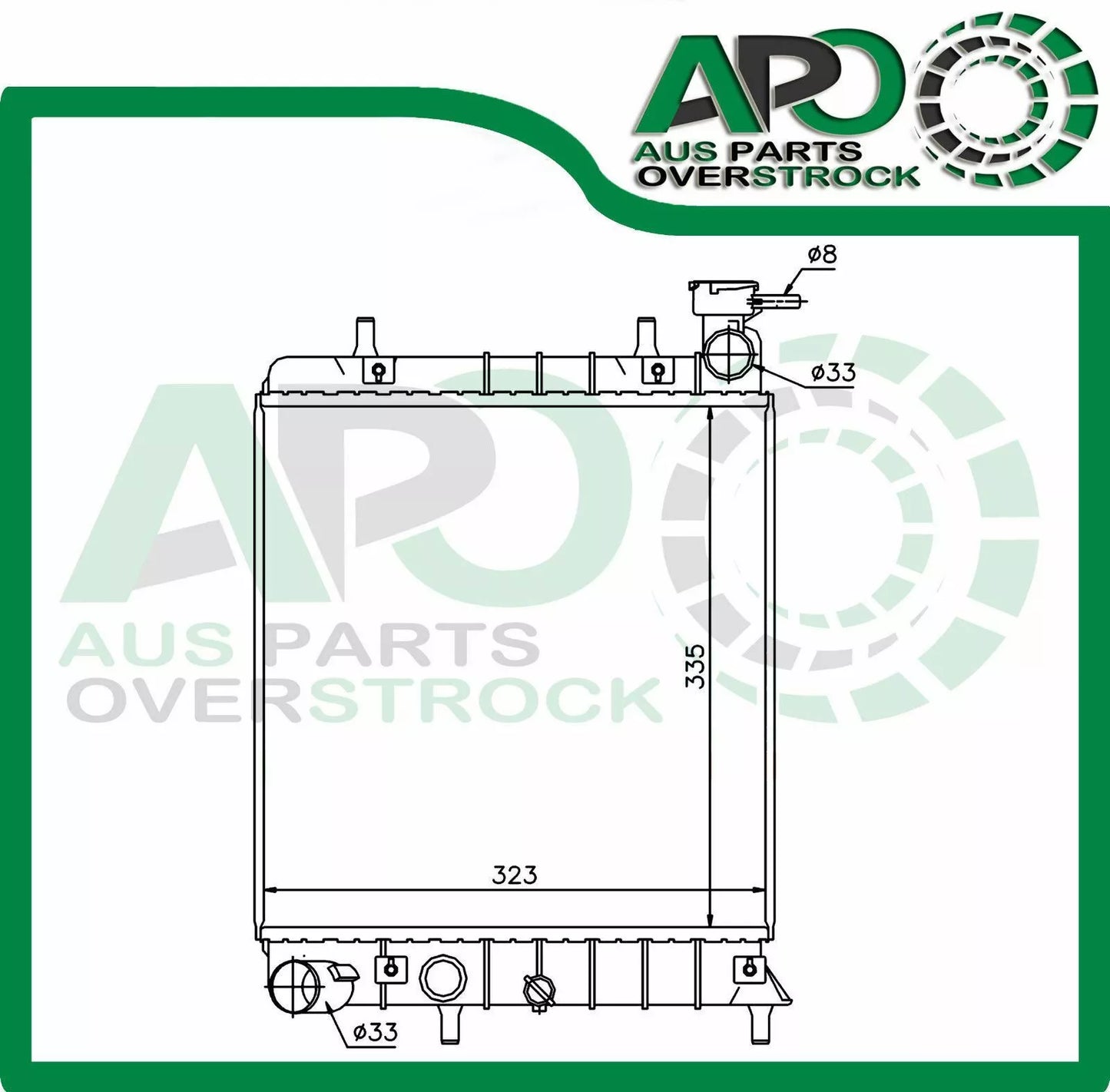 Radiator For HYUNDAI Accent LC DOHC SOHC 2000-2006 Manual
