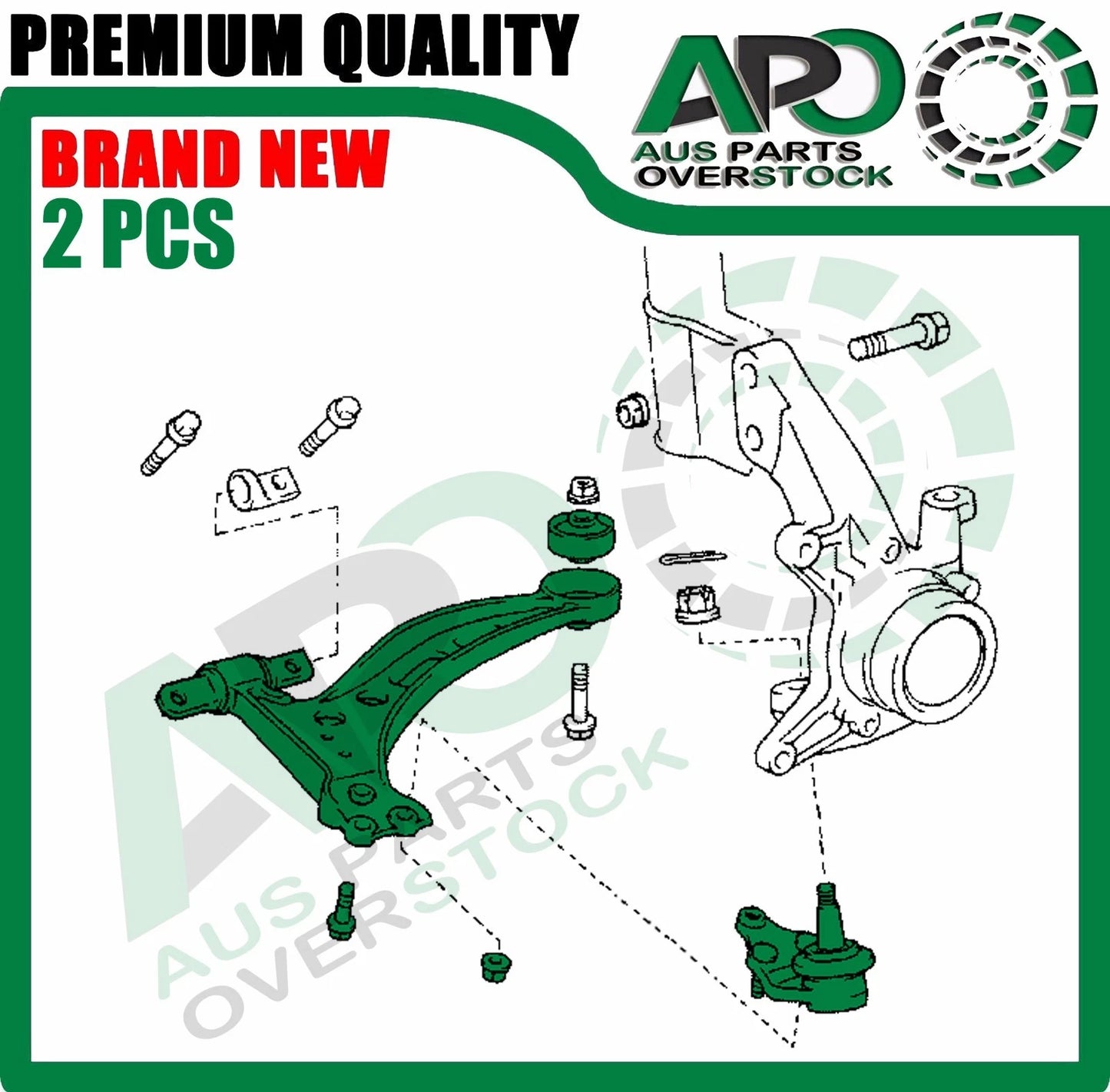 Front Lower Left Right Control Arms Ball Joints For TOYOTA CAMRY ACV36R MCV36R