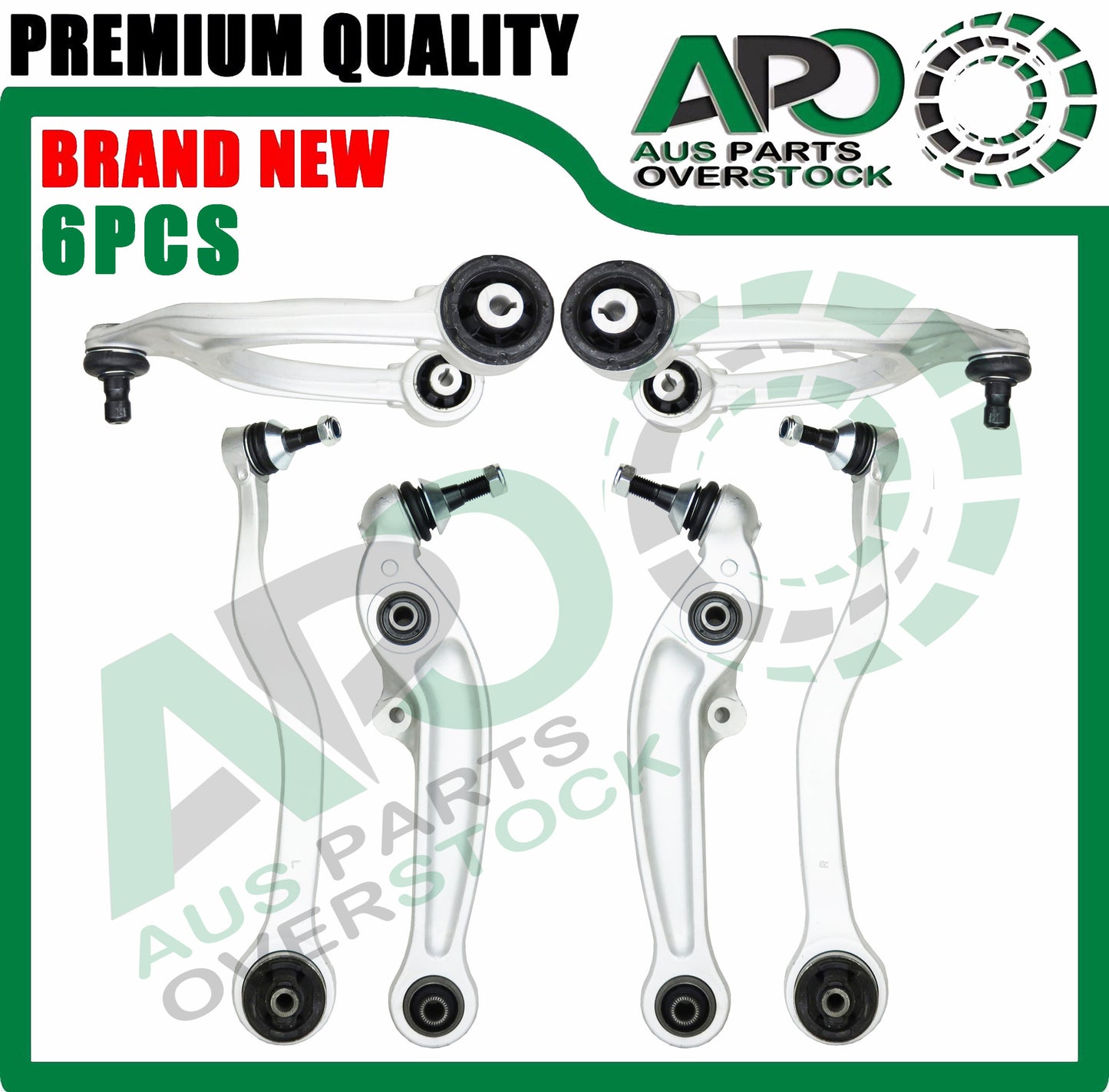 Front Uppper Lower Control Arms For FORD FALCON FG G6E XR6 XR8 XT 6PCS