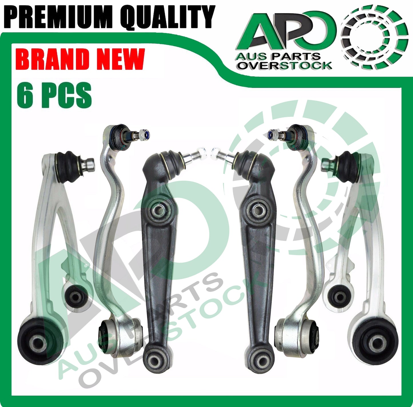 6PCS Set Front Upper Lower Control Arms Ball Joints For BMW X5 E70 X6 E71 E72 2007-2013