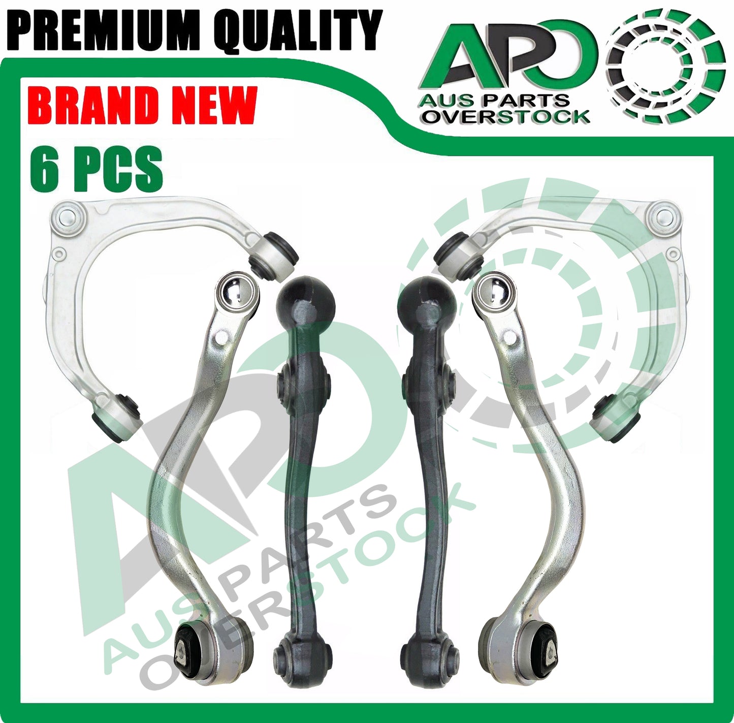 6PCS Set Front Upper Lower Control Arms Ball Joints For BMW X5 E70 X6 E71 E72 2007-2013