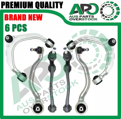 6PCS Set Front Upper Lower Control Arms Ball Joints For BMW X5 E70 X6 E71 E72 2007-2013