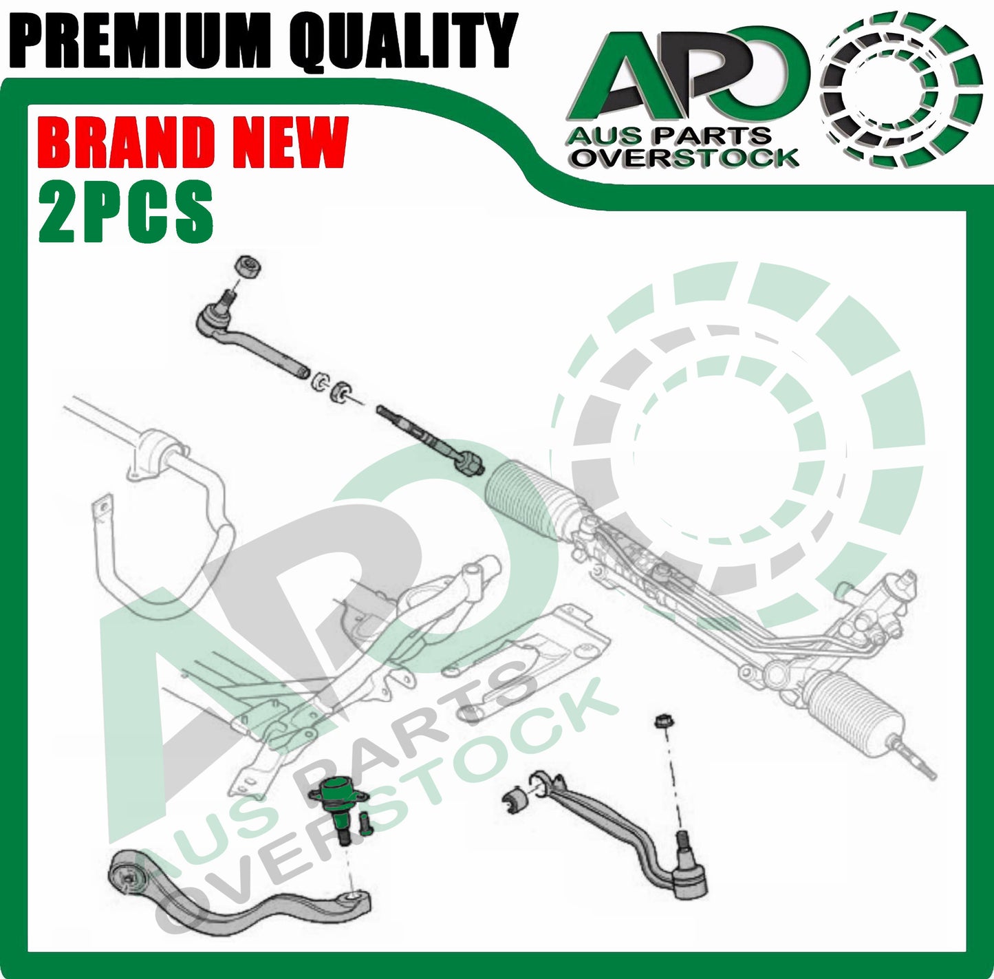 2 PCS Front Lower Ball Joints For LAND ROVER RANGE ROVER III L322 4x4 2002-2012