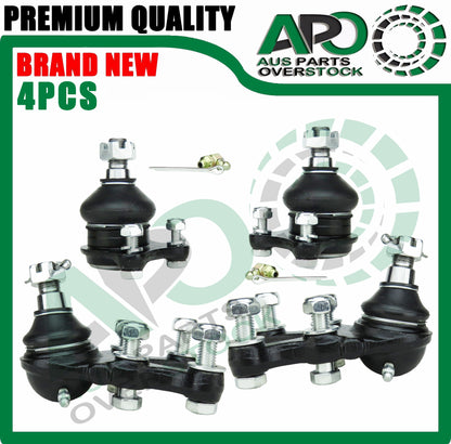 4Pcs Front Upper Lower Ball Joints For MITSUBISHI PAJERO NH NJ NK NL 4WD 91-2000