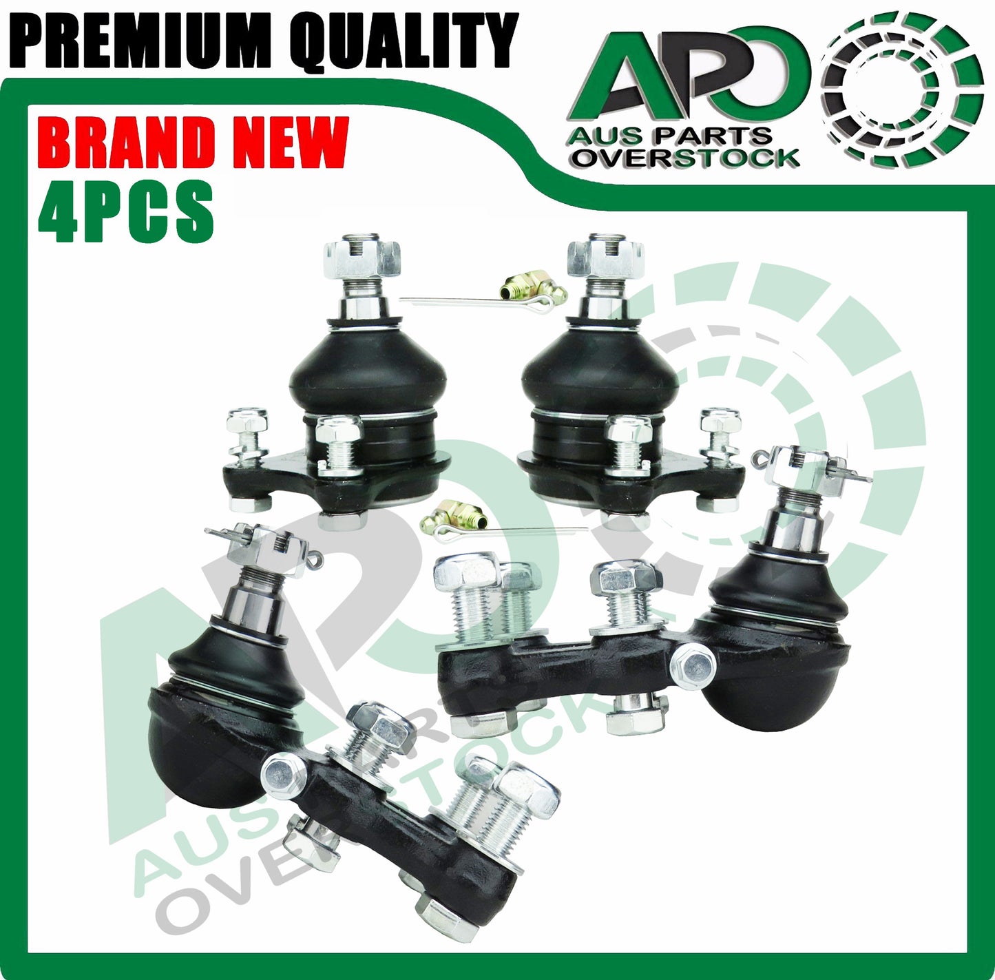 4Pcs Front Upper Lower Ball Joints For MITSUBISHI PAJERO NH NJ NK NL 4WD 91-2000