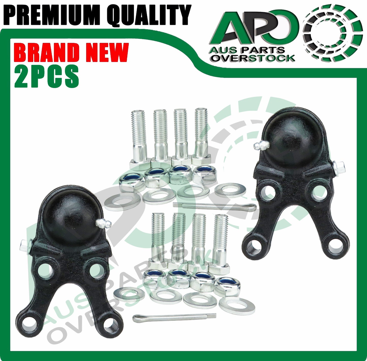 2 PCS Front Lower Ball Joints For MITSUBISHI PAJERO NH NJ NK NL 4WD 05/1991-1999