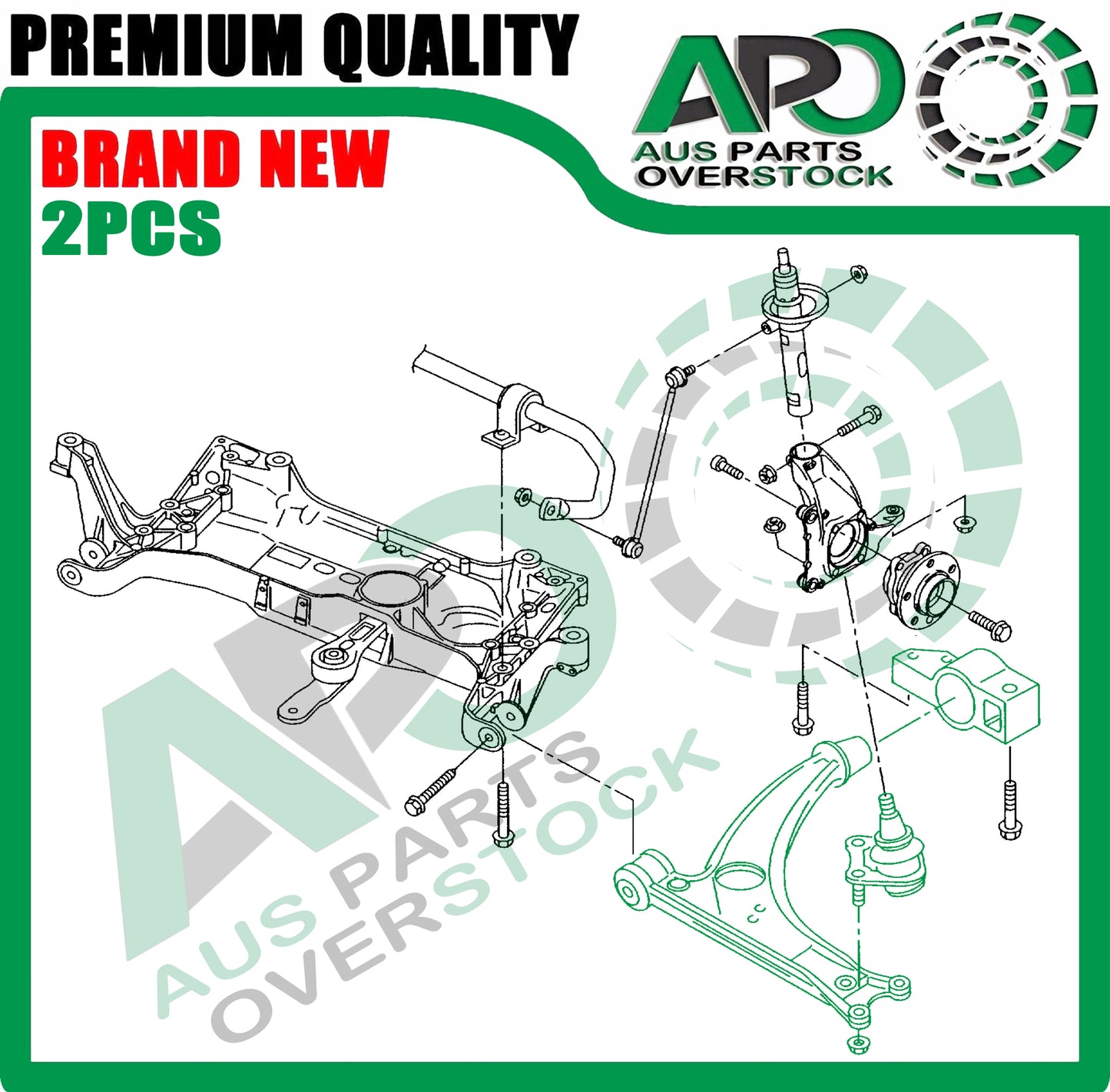 Front Lower Right Left Control Arms For AUDI TT 8J3 8J9 2006-2014
