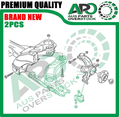 Front Lower Right Left Control Arms & Ball Joints for SKODA Rapid NH3 NH1