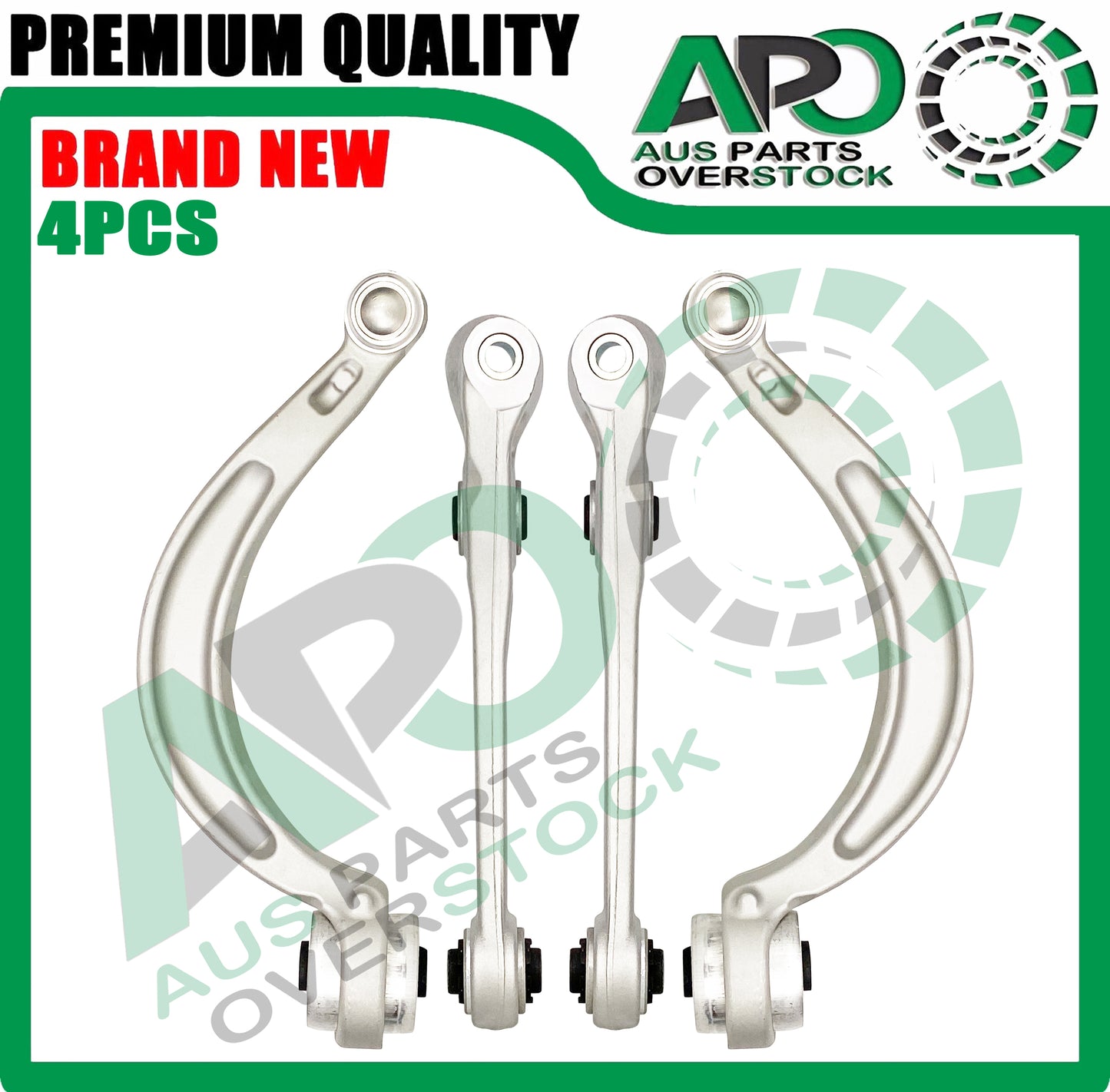 4PCS Front Lower Right Left Control Arms & Ball Joints Audi A4 S4 B9 2015-On