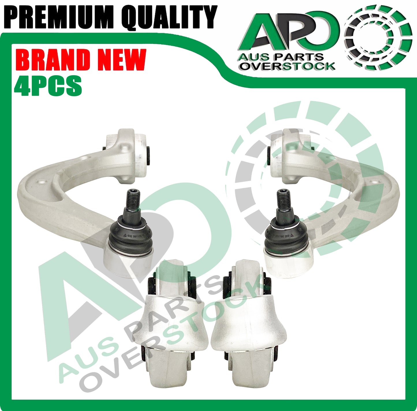 4PCS Front Lower Right Left Control Arms & Ball Joints Audi A4 S4 B9 2015-On