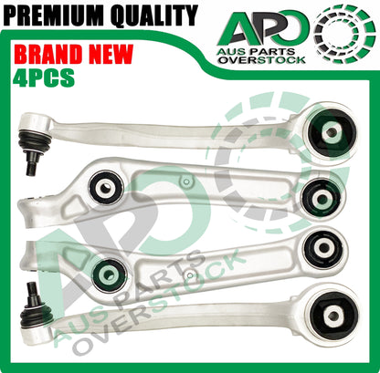 4PCS Front Lower Right Left Control Arms & Ball Joints Audi A4 S4 B9 2015-On