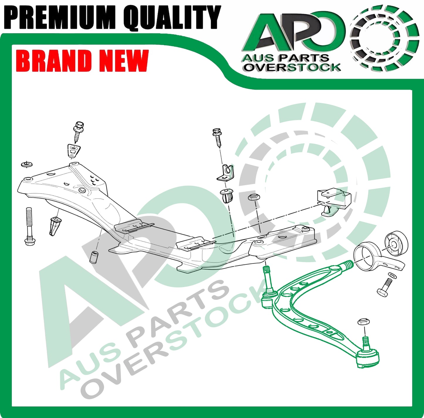 Front Lower Left Right Control Arms & Ball Joint Assembly For BMW E36 / Z3 1991-1998
