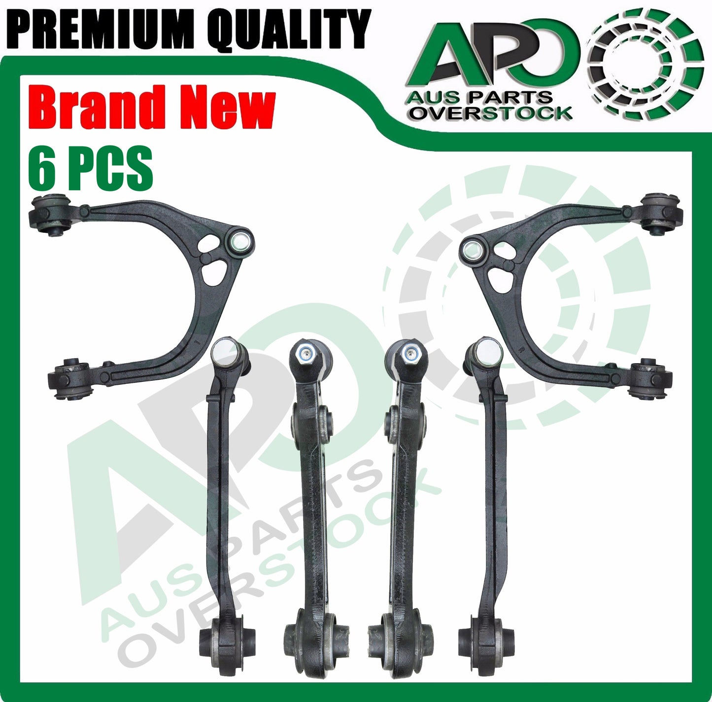 6PCS Front Lower Upper Left Right Control Arms Ball Joints Chrysler 300C 2005-2011