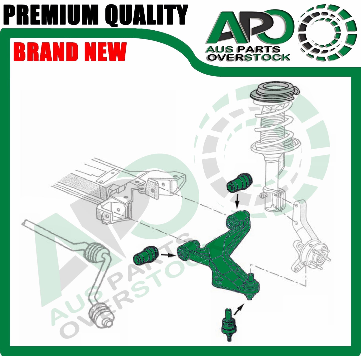 Front Lower Left Right Control Arms Ball Joints For Chrysler VOYAGER GS 1995-2001