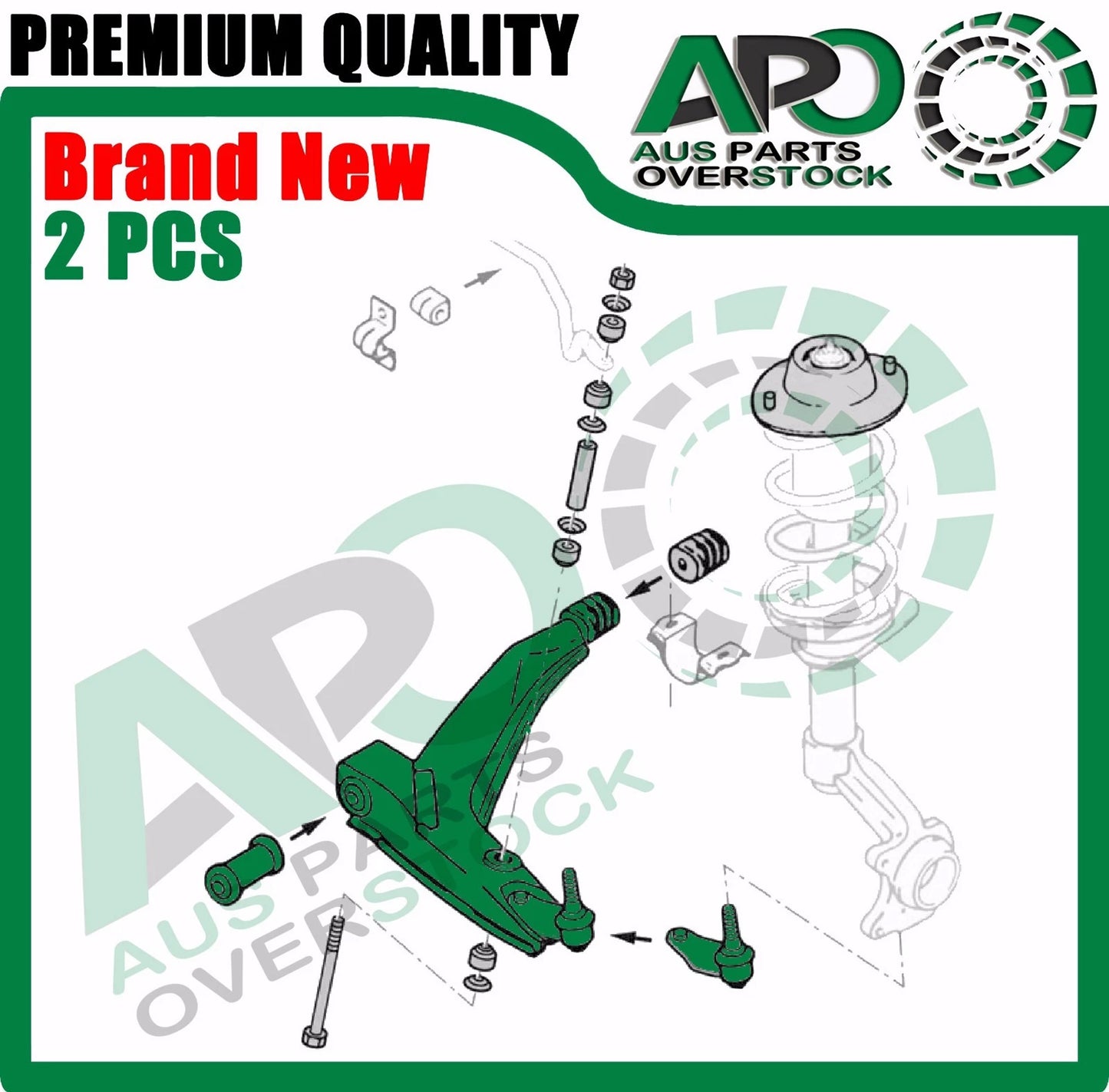 Front Lower Left Right Control Arms Ball Joints For DAEWOO CIELO ESPERO 1995-1998