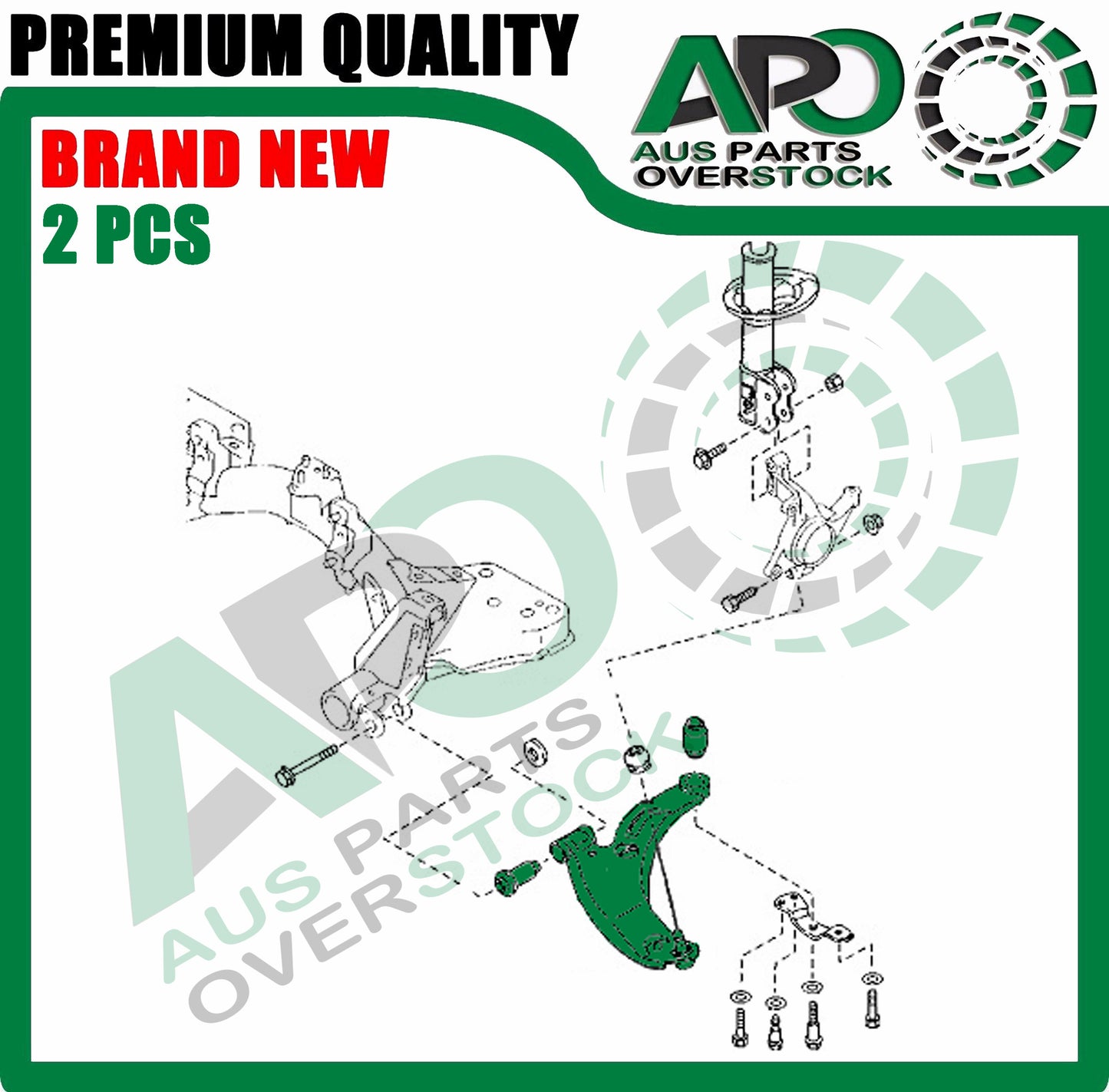 Front Lower Left & Right Control Arms Ball Joints For FORD LASER KN KQ 1999-2003