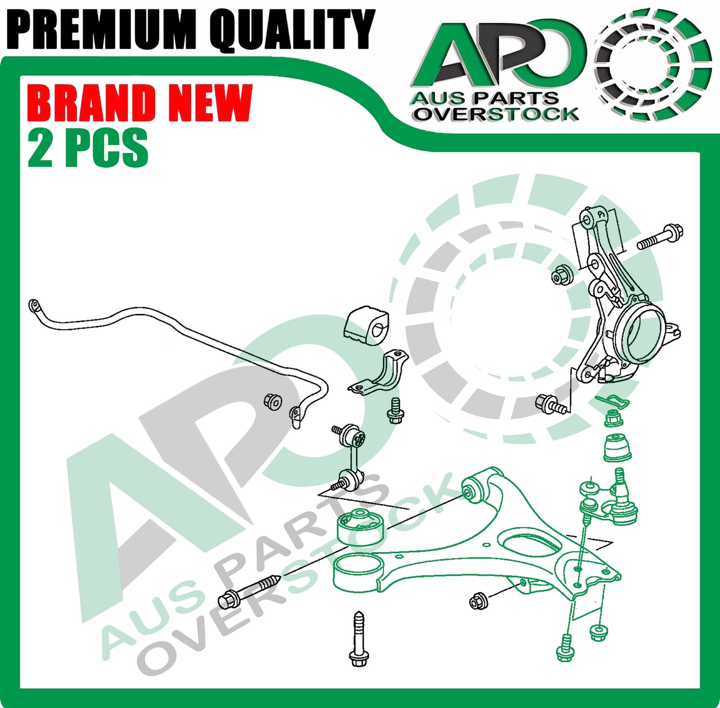 Front Lower Left & Right Control Arm for Honda Civic FD FK 2006-2011