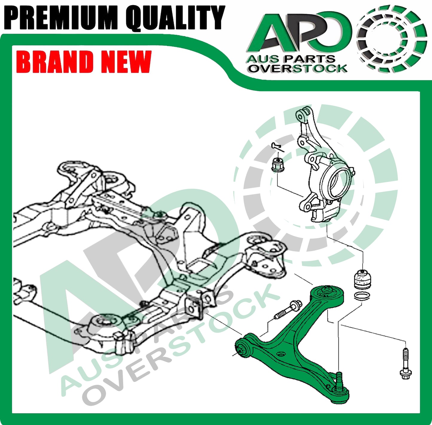 Front Lower Left Right Control Arms Ball Joints for Honda Odyssey RB3 2009-2013