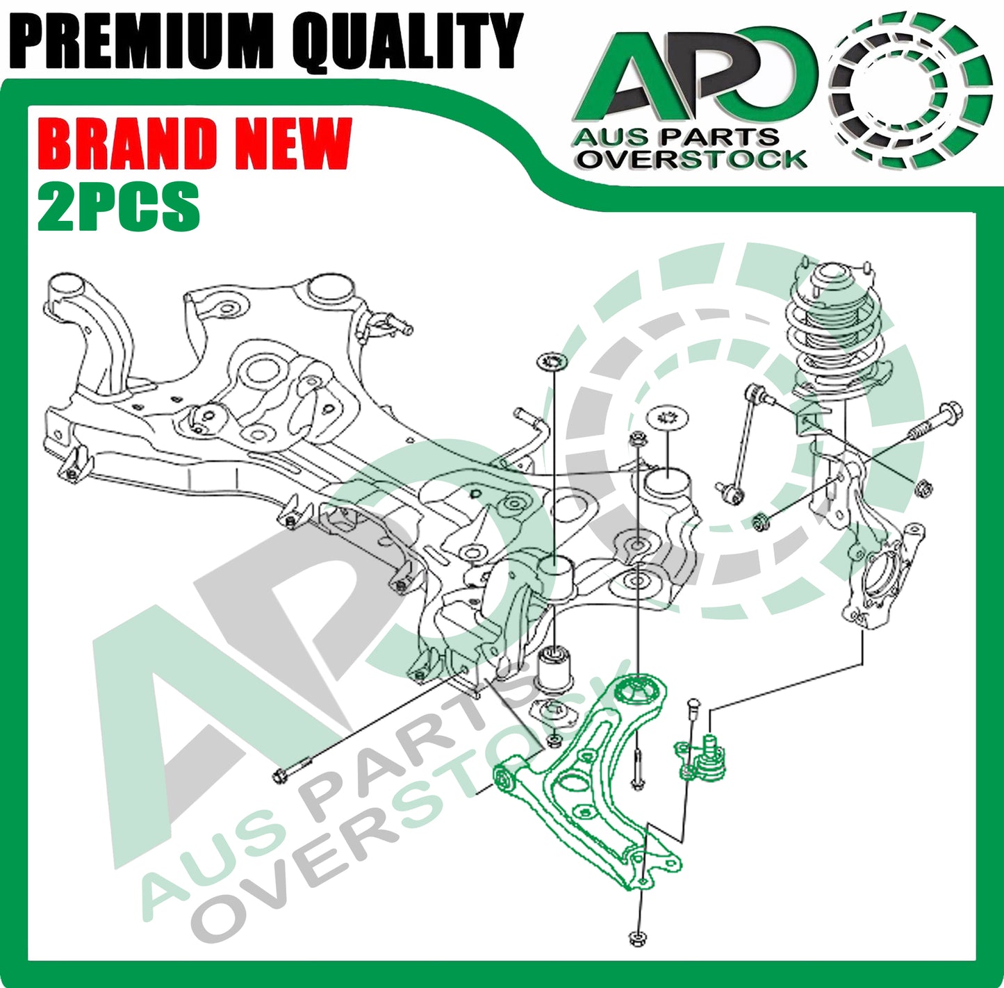 Front Lower Left & Right Control Arms Ball Joints for HYUNDAI TUCSON TL 2015-On