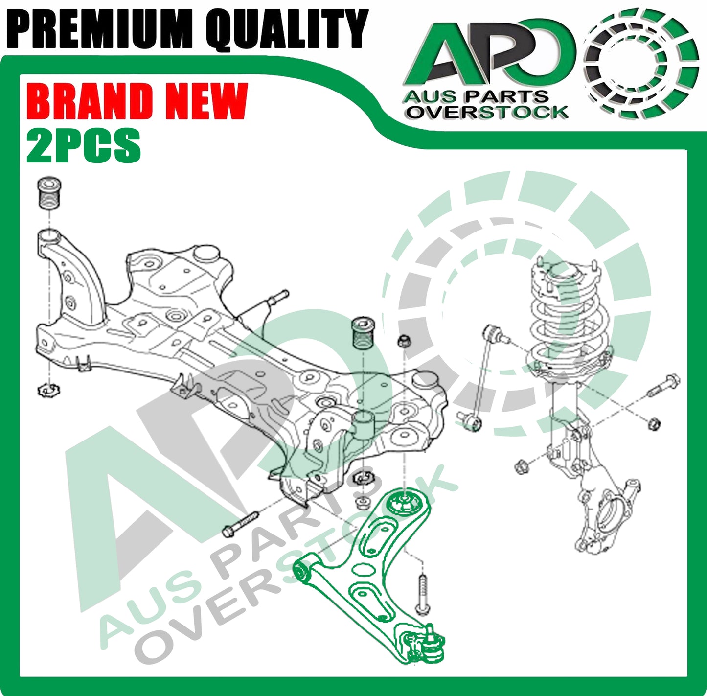 Front Lower Left Right Control Arms Ball Joints for HYUNDAI ELANTRA AD 2015-On