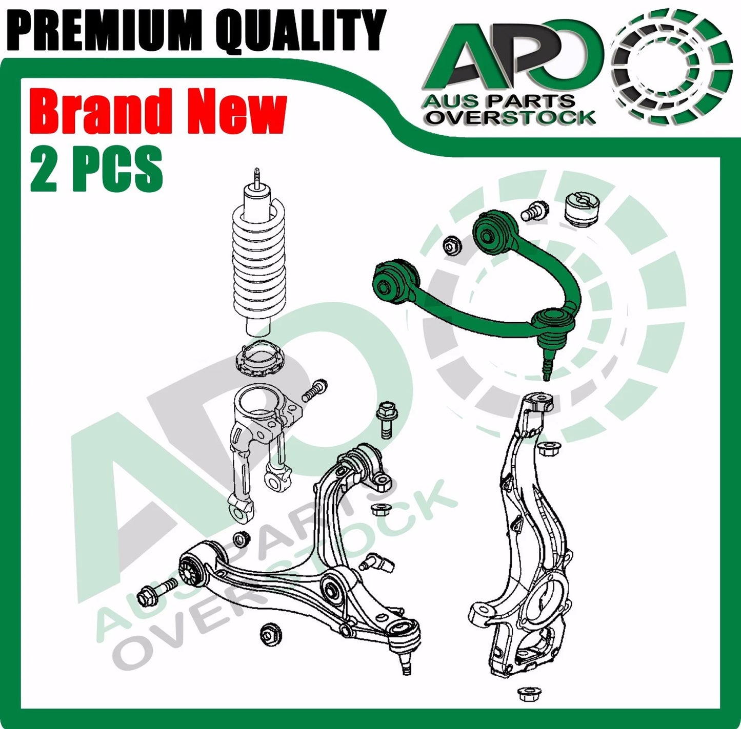 Front Upper Left Right Control Arms Ball Joints For JEEP GRAND CHEROKEE WH WK1 2006-2010