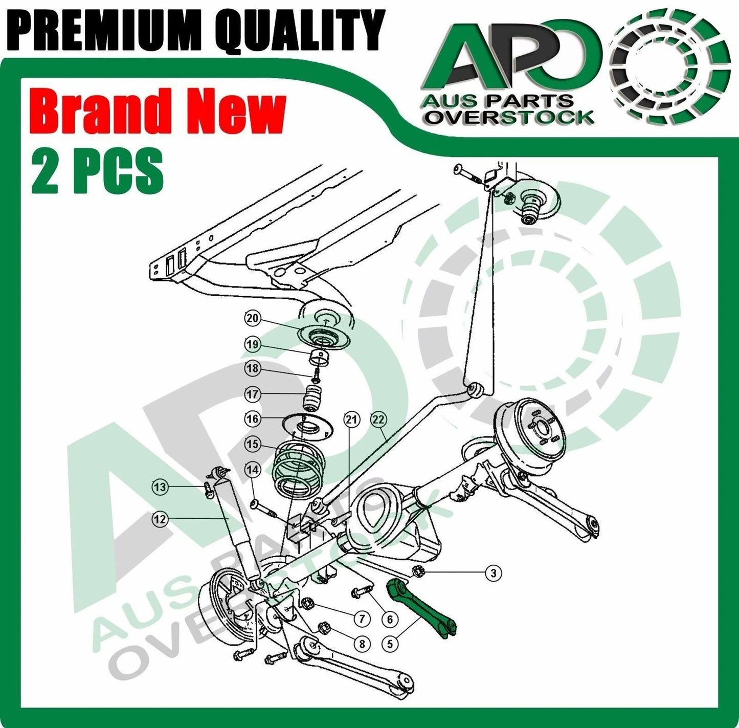 Rear Upper Left Right Control Arms For JEEP Wrangler TJ 1996-2006 2PCS