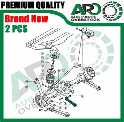 Rear Upper Left Right Control Arms For JEEP Wrangler TJ 1996-2006 2PCS