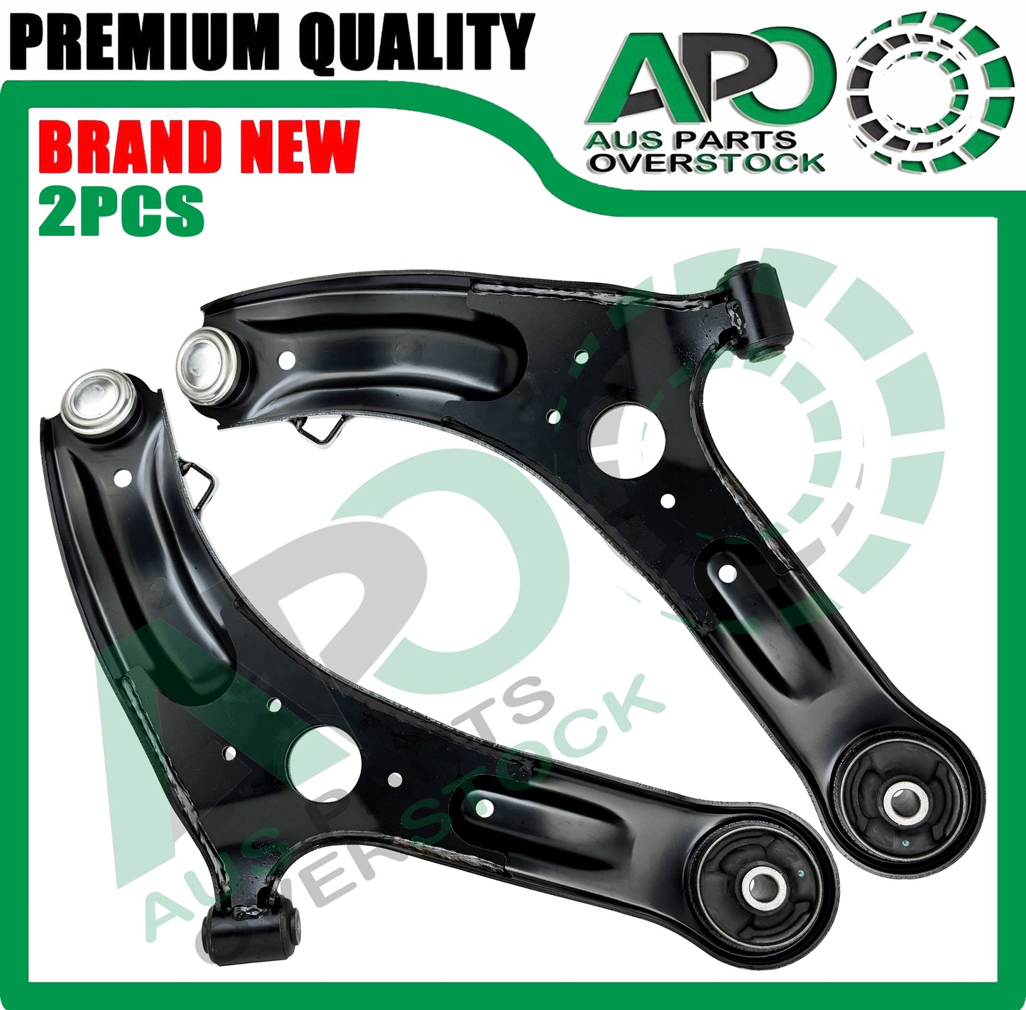 Front Lower Left & Right Control Arms Pair For KIA Picanto TA 2011-2/2017
