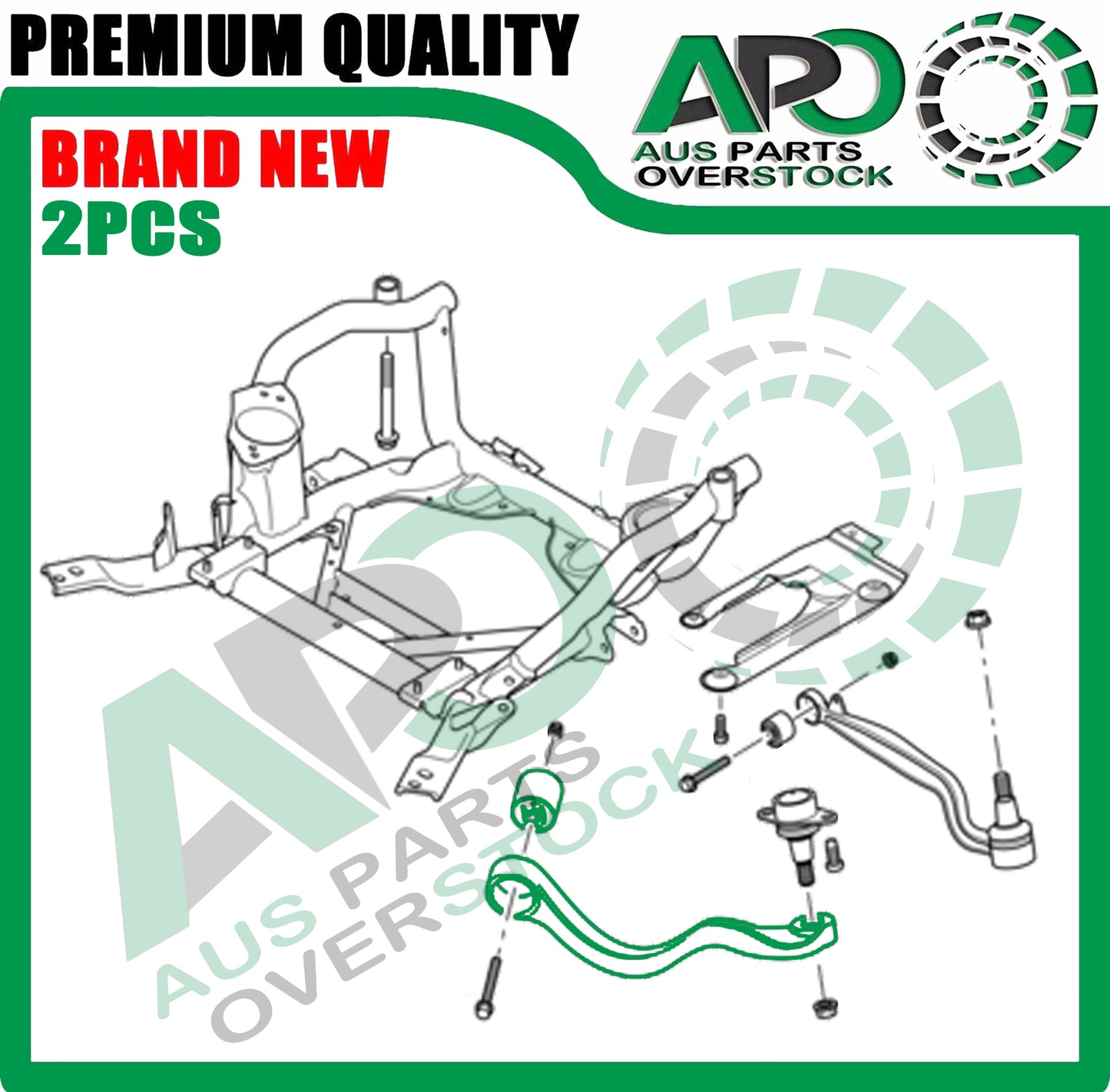 Front Upper Left & Right Control Arms for LAND ROVER RANGE ROVER L322 2002-2012