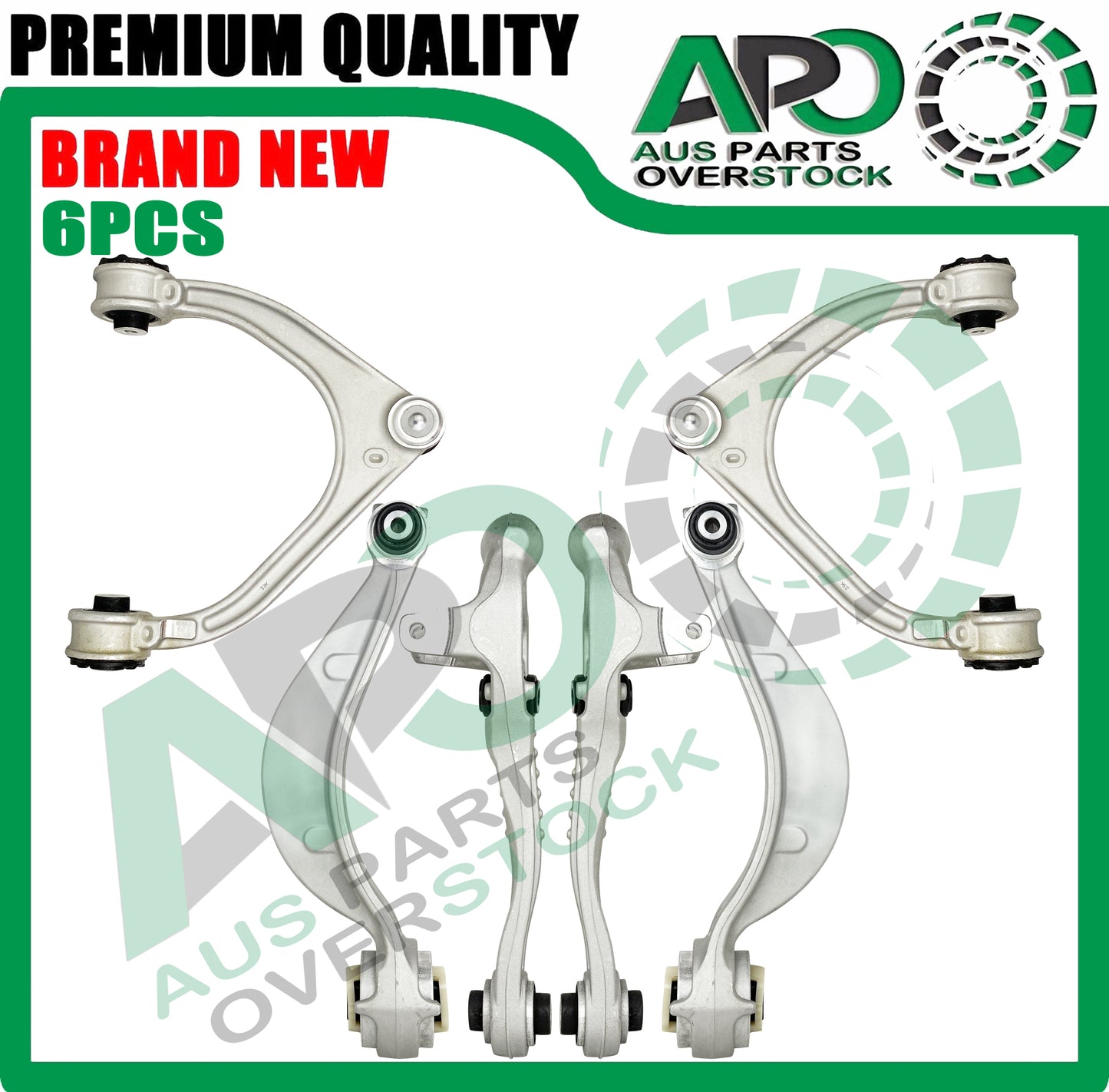 6PCS Front Upper Lower Right Left Control Arms for LAND ROVER RANGE ROVER L560