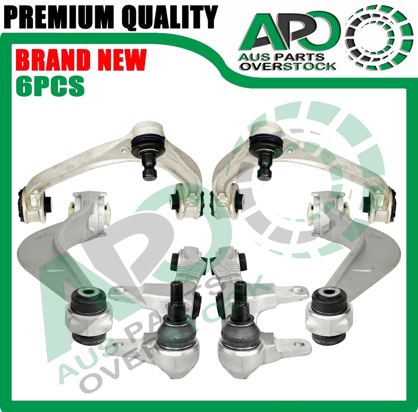 6PCS Front Upper Lower Right Left Control Arms for LAND ROVER RANGE ROVER L560