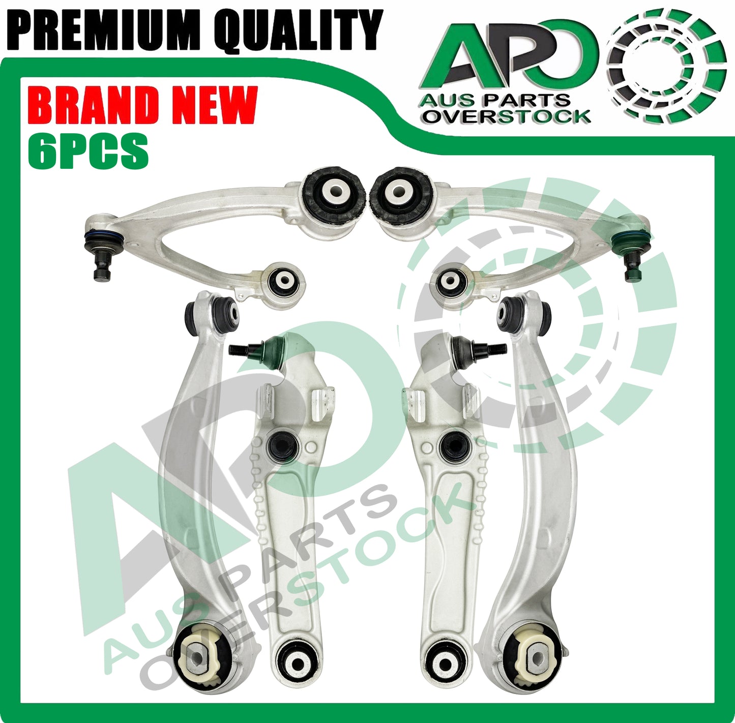 6PCS Front Upper Lower Right Left Control Arms for LAND ROVER RANGE ROVER L560