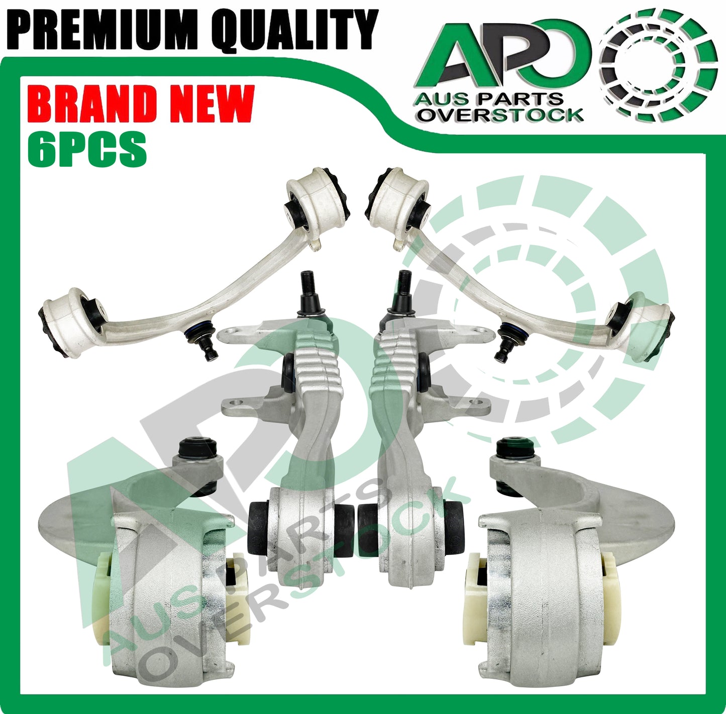 6PCS Front Upper Lower Right Left Control Arms for LAND ROVER RANGE ROVER L560